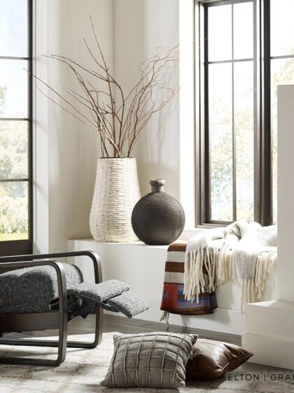 Elton Custom Recliner Chair American Leather