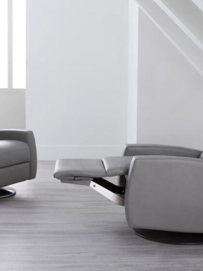 Elliot Sophisticated Recliner Chair American Leather